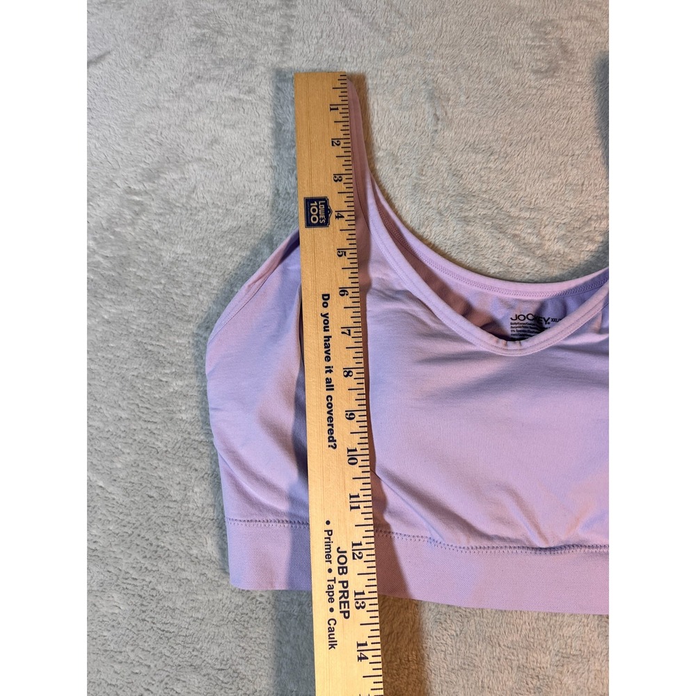 Jockey PURPLE Essentials Eco Seamfree Back Smoothing Bralette 2XL XXL - Picture 7 of 9